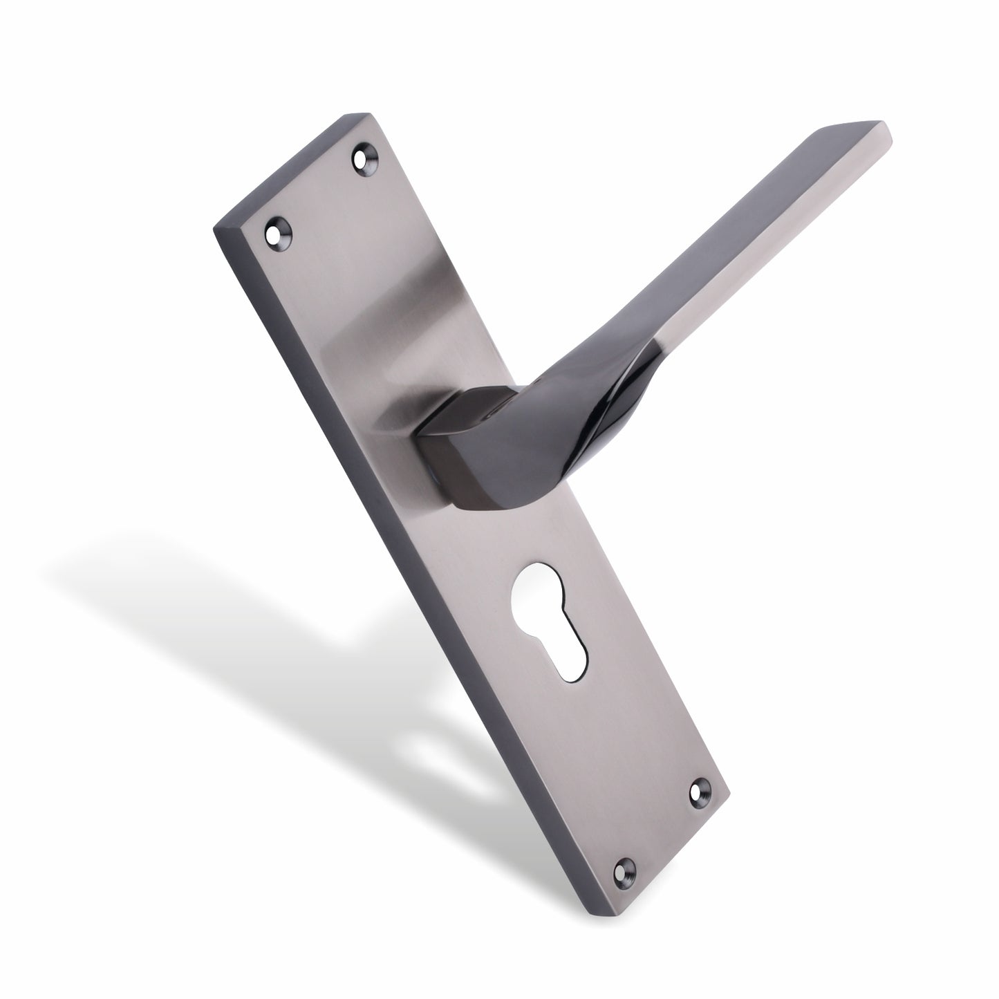 Xesthetique Morden S.S. 304 Mortise Door Lock Set – 8" Handle with Secure One Side Nobe Ultra Key Cylinder CAS133