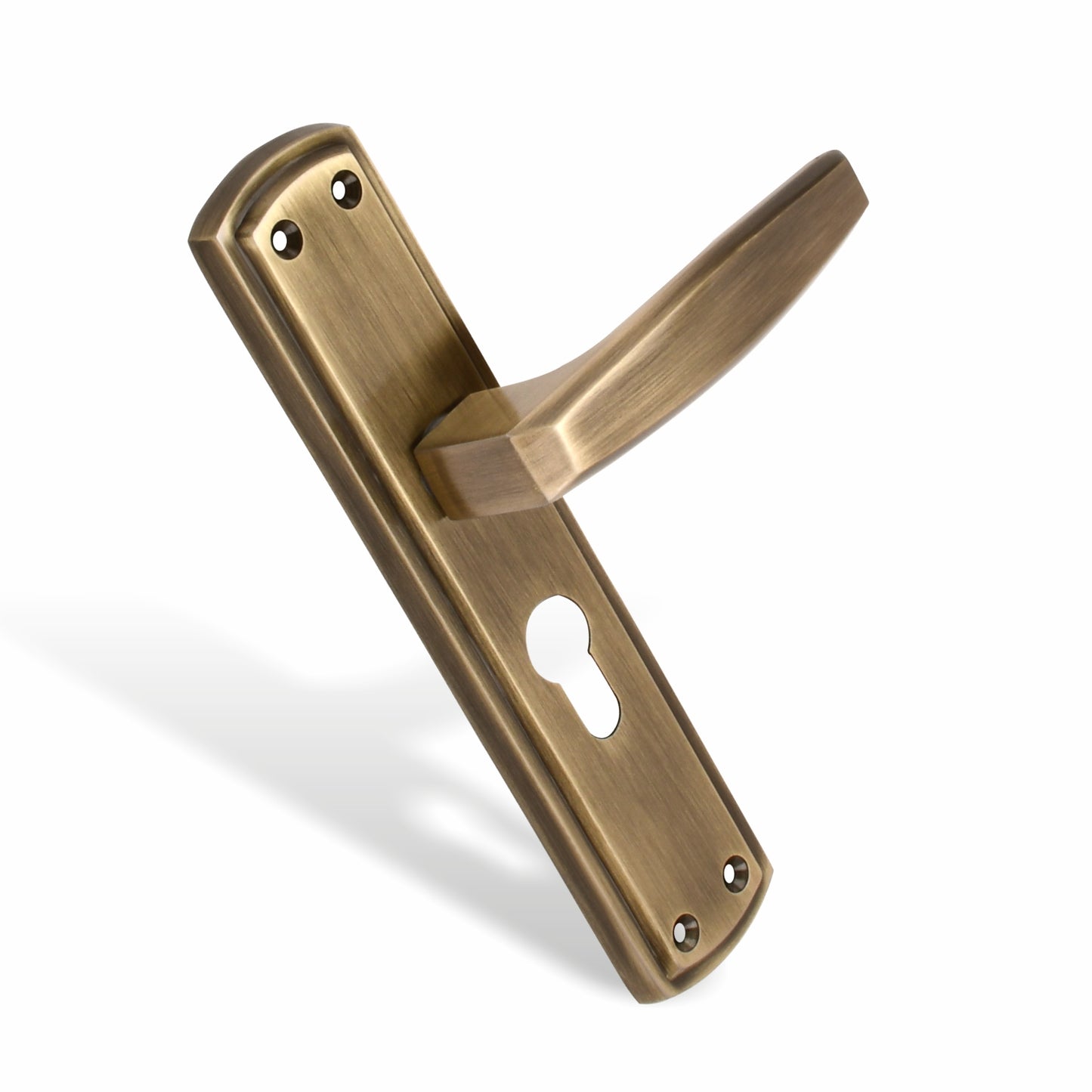 Xesthetique Morden Zinc Mortise Door Lock Set – 8" Handle with Secure One Side Nobe Ultra Key Cylinder MILO136