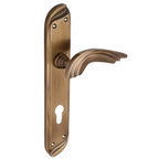 Xesthetique Premium Brass Mortise Door Lock Set – 10" Handle with Secure One Side Nobe Ultra Key 70MM/90MM Pin Cylinder ALI176