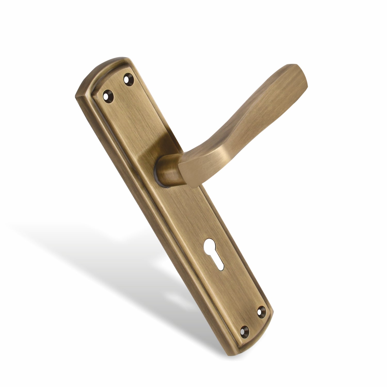 Xesthetique Mortise Door Lock Set – 8" Handle with Secure KY Lock Regular Key AT60