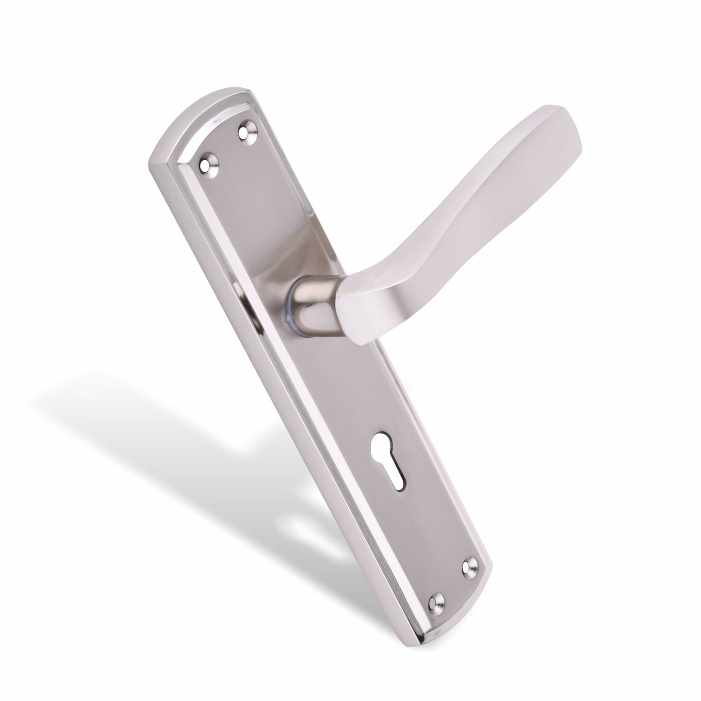 Xesthetique Mortise Door Lock Set – 8" Handle with Secure KY Lock Regular Key AT60
