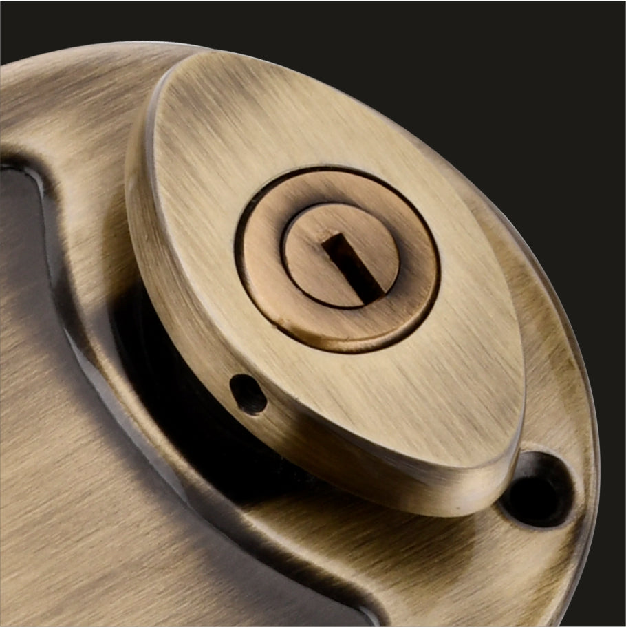 Xesthetique Durable & Stylish Main Door Lock – Brass Ultra Key, Secure Home Lockset for Single & Double Doors