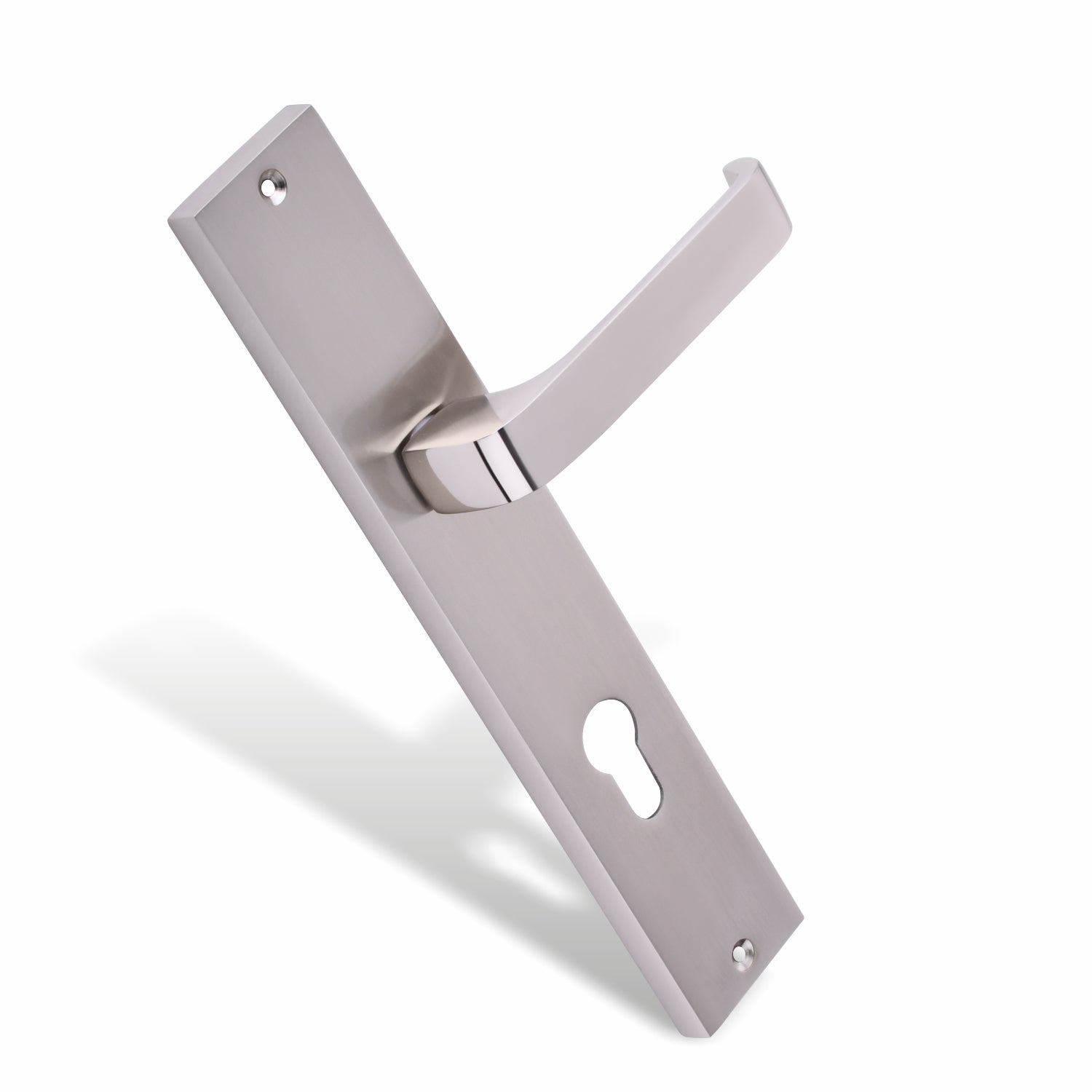 Xesthetique Premium Brass Mortise Door Lock Set – 10" Handle with Secure Both Side Key Cylinder CA54