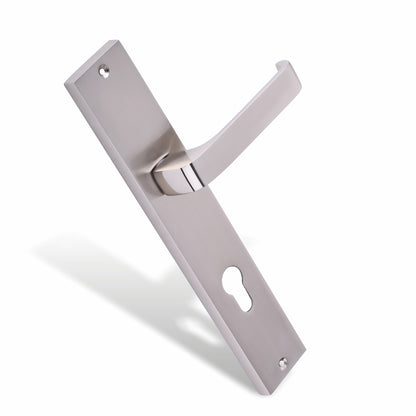 Xesthetique Premium Brass Mortise Door Lock Set – 10" Handle with Secure One Side Nobe Key Cylinder CA55