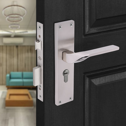 Xesthetique Morden S.S. 304 Mortise Door Lock Set – 8" Handle with Secure Both Side Ultra Key Cylinder CAS132