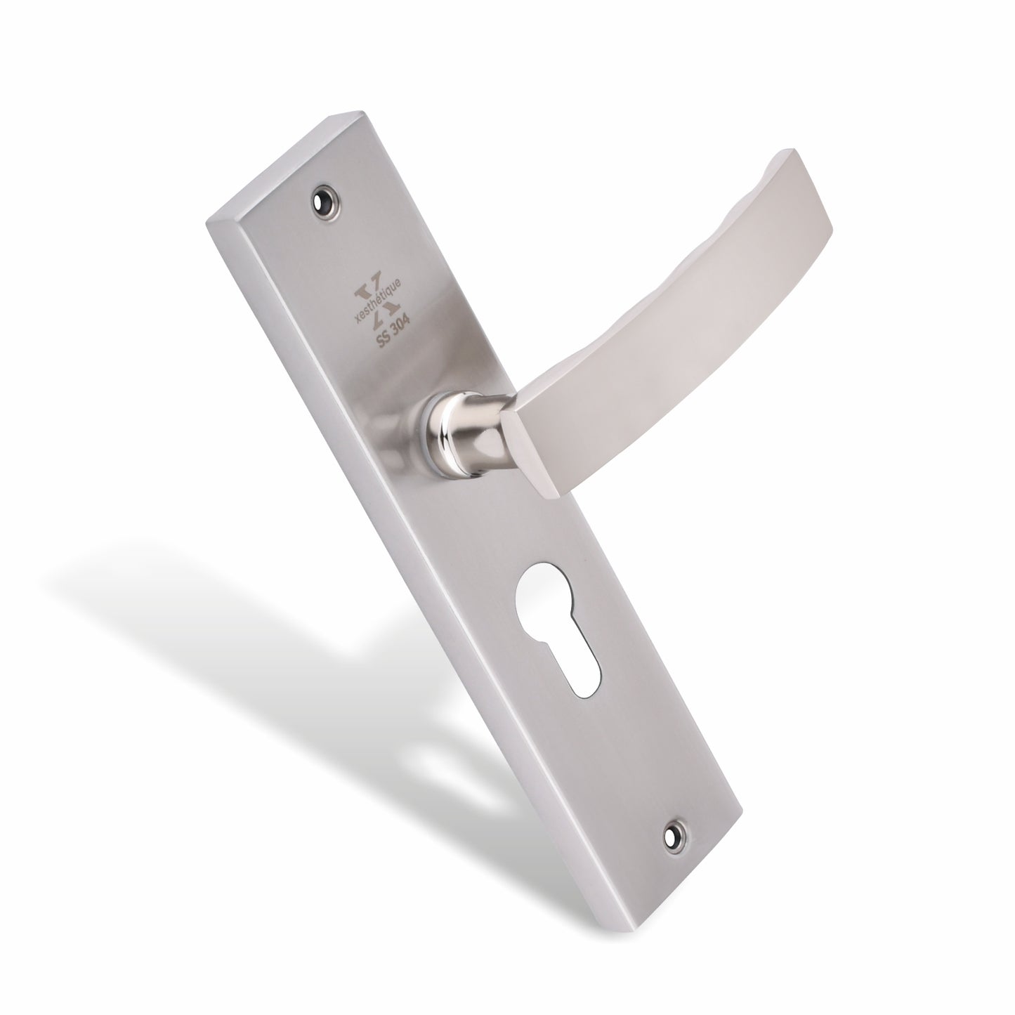 Xesthetique Morden S.S. 304 Mortise Door Lock Set – 8" Handle with Secure Both Side Ultra Key Cylinder MIL92