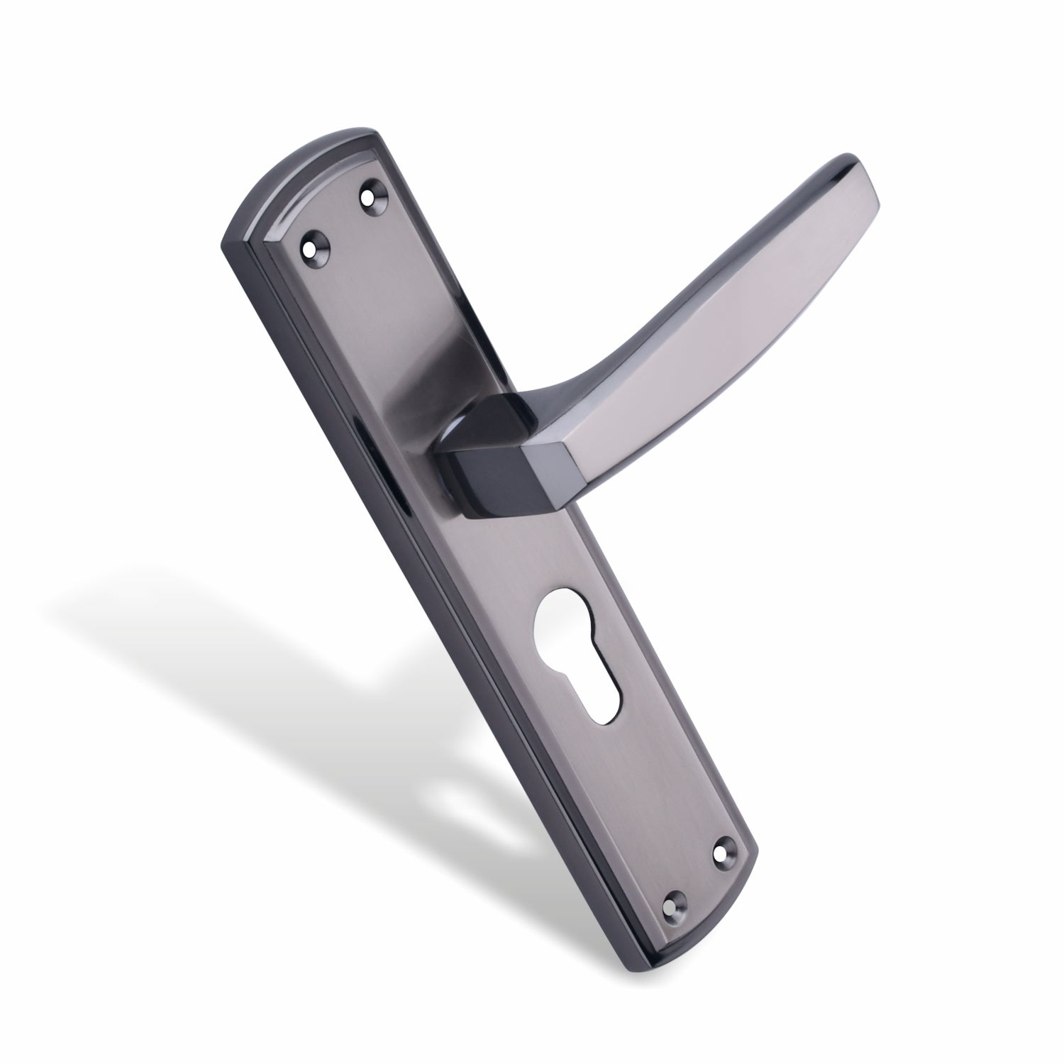 Xesthetique Morden Zinc Mortise Door Lock Set – 8" Handle with Secure Both Side Ultra Key Cylinder MILO135