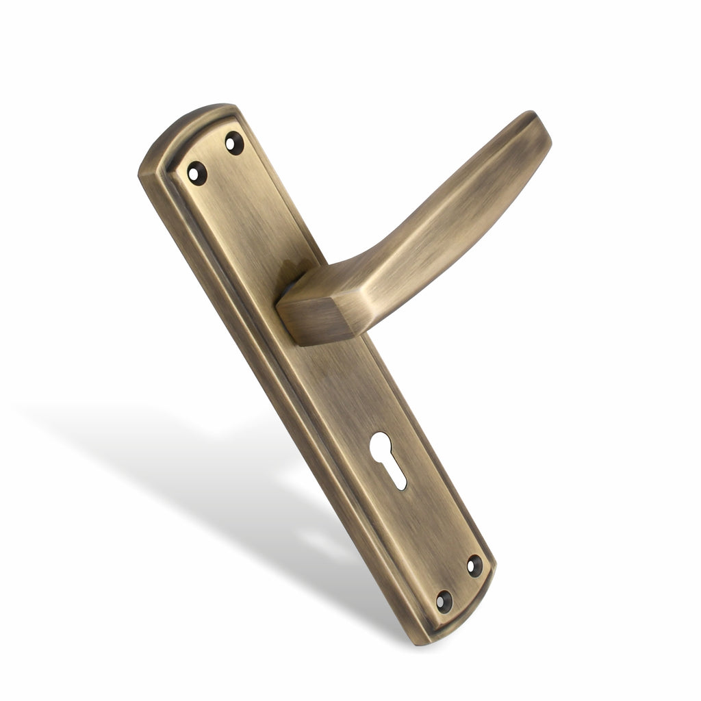 Xesthetique Morden Zink Mortise Door Lock Set – 8" Handle with Secure KY Lock Regular Key MILO134