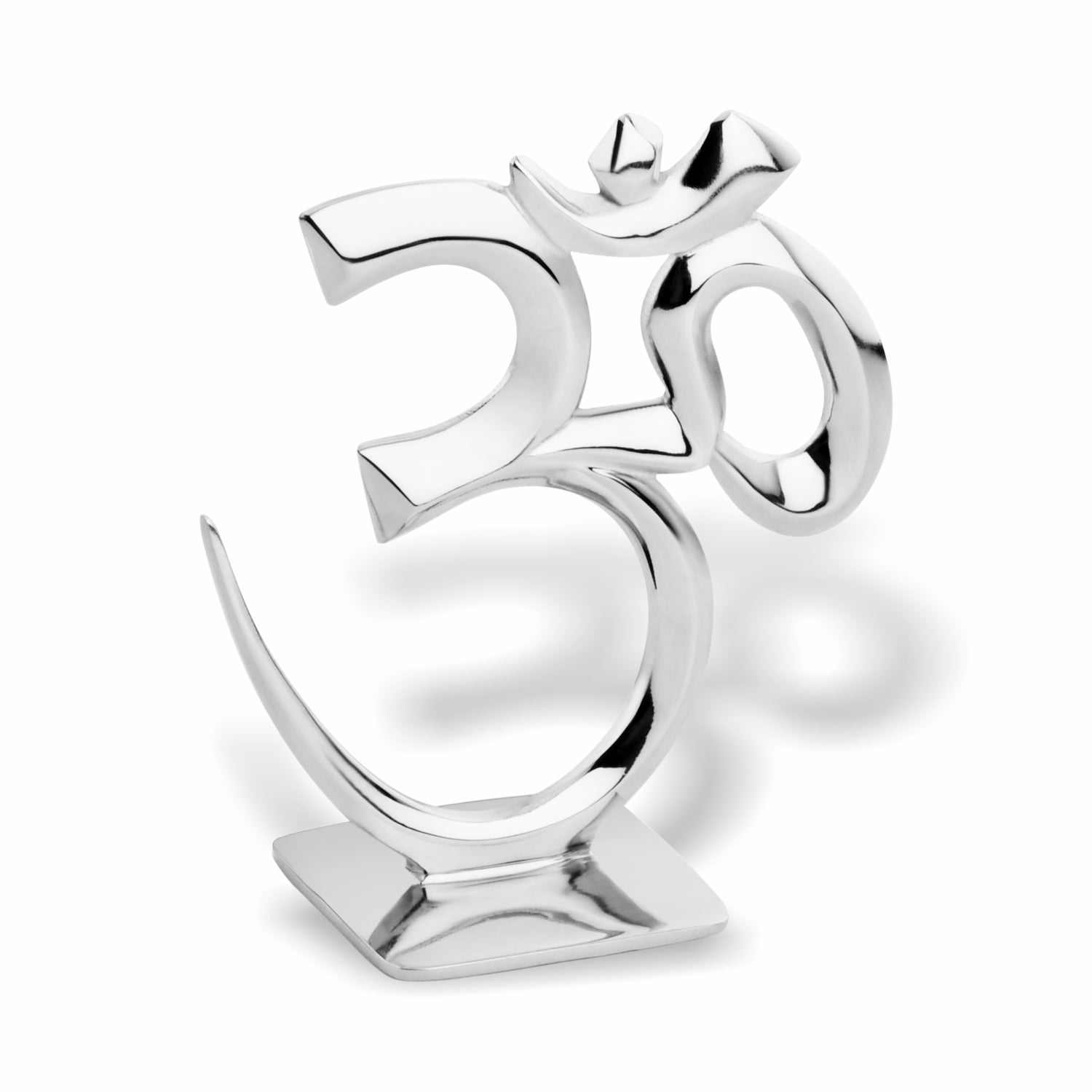 Xesthetique Om Statue – Home Decoration/Pooja Room/Mandir/Wall Décor/Show Pieces/Vastu/Gift Item for Home Decor, Office, or Desk - Made of Brass Metal