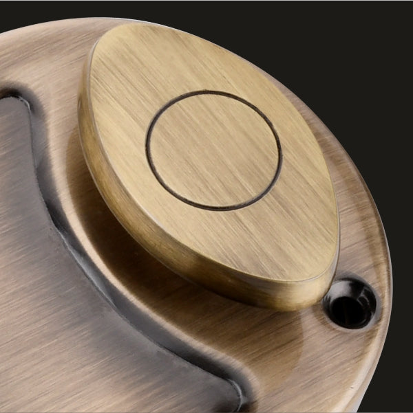 Xesthetique Durable & Stylish Door Lock for Home - Secure Main Door Locks for Home, Double Door Lock Set for Main Door, Rim Lock with Brass One Side Nobe Ultra Keys