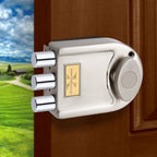 Xesthetique Durable & Stylish Door Lock for Home - Secure Main Door Locks for Home, Double Door Lock Set for Main Door, Rim Lock with Brass One Side Nobe Ultra Keys