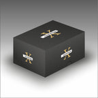 Xesthetique Durable & Stylish Door Lock for Home - Secure Main Door Locks for Home, Double Door Lock Set for Main Door, Rim Lock with Brass One Side Nobe Ultra Keys