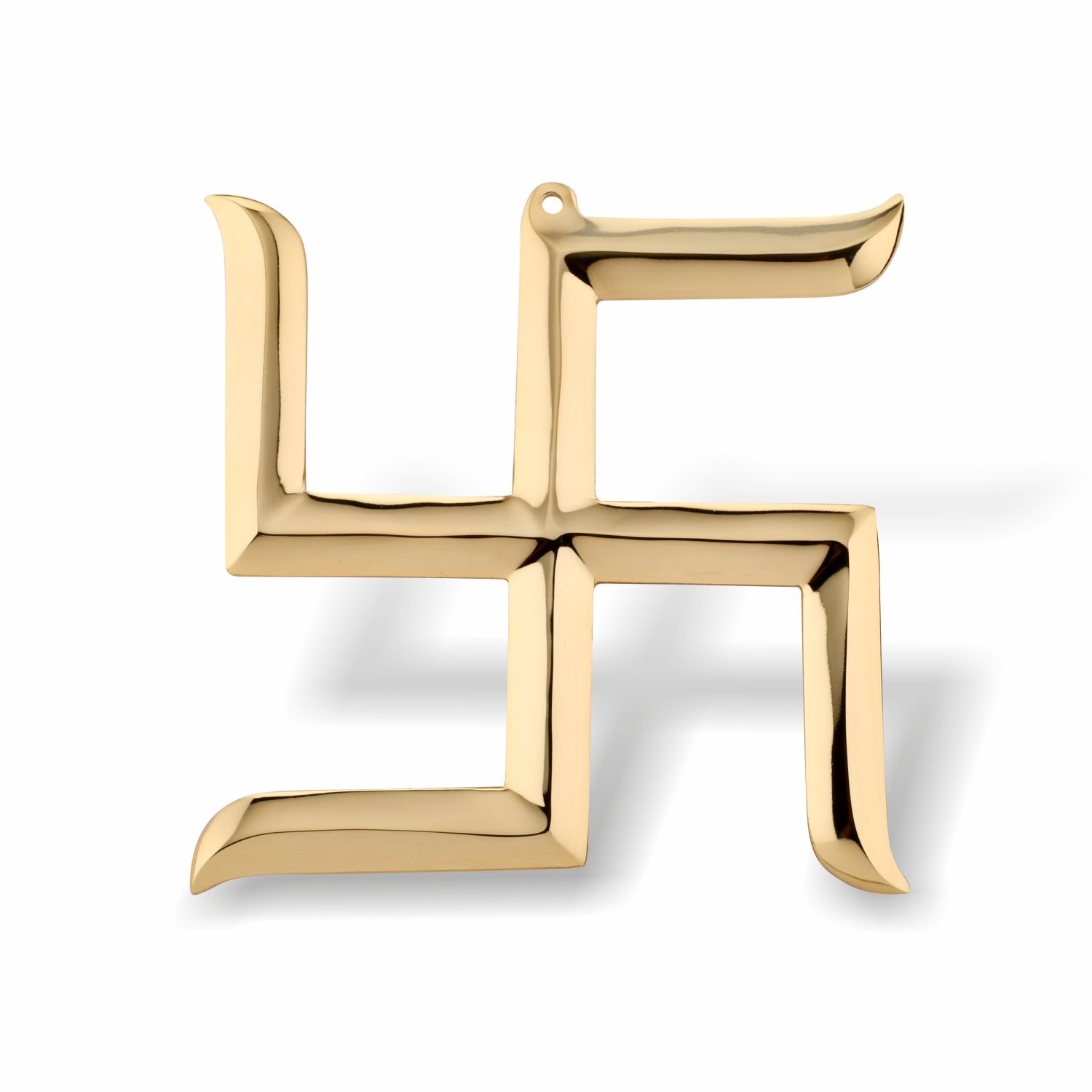 Xesthetique Swastik – Sathiya A Symbol of Prosperity – Vastu/Pooja/Mandir/Show Pieces/Wall Hanging/Gift Item for Home Decor, Office, or Desk – Sathiya Made of Brass Metal