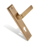 Xesthetique Premium Brass Mortise Door Lock Set – 10" Handle with Secure Both Side Ultra Key 70MM/90MM Pin Cylinder SIL103