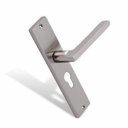 Xesthetique Premium Brass Mortise Door Lock Set – 8" Handle with Secure One Side Nobe Key Cylinder TH02