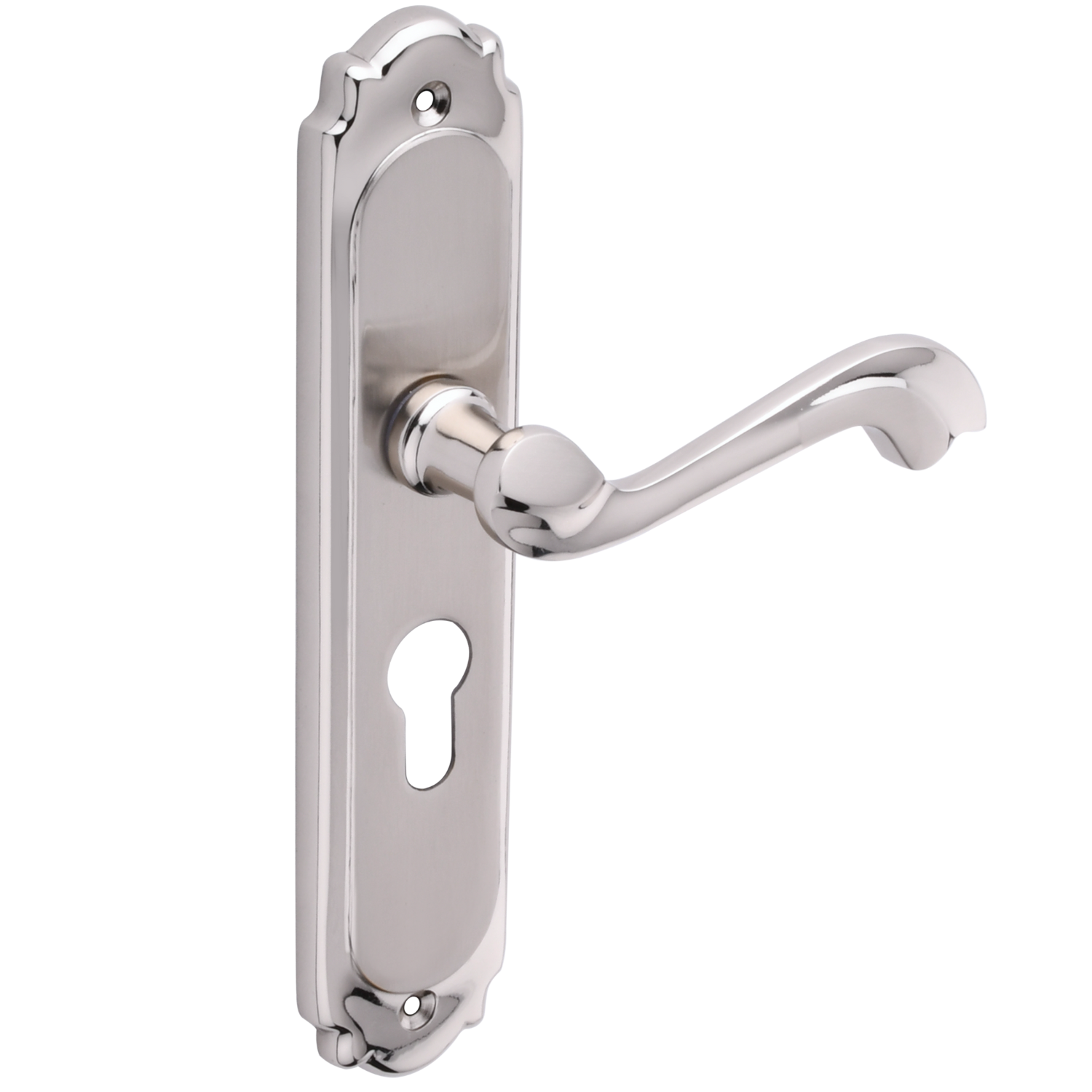 Xesthetique Premium Brass Mortise Door Lock Set – 8" Handle with Secure One Side Nobe Key Cylinder THE186