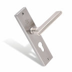 Xesthetique Morden S.S. 304 Mortise Door Lock Set – 8" Handle with Secure One Side Nobe Key Cylinder VI06