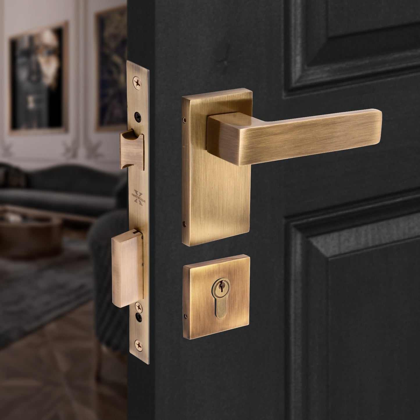 Zinc Mortise Concealed Lock Set - Secure and Stylish - Unlock Safety and Elegance with Xesthetique – Design Asher