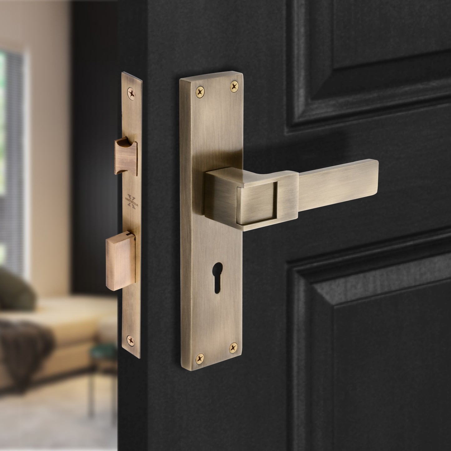 Zinc Mortise Lock Set - Secure and Stylish - Unlock Safety and Elegance with Xesthetique – Design Luna