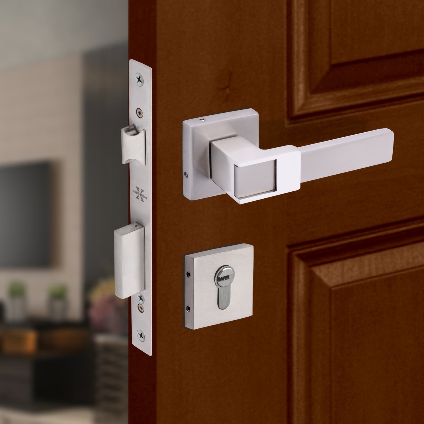 Zinc Mortise Lock Set - Secure and Stylish - Unlock Safety and Elegance with Xesthetique – Design Luna